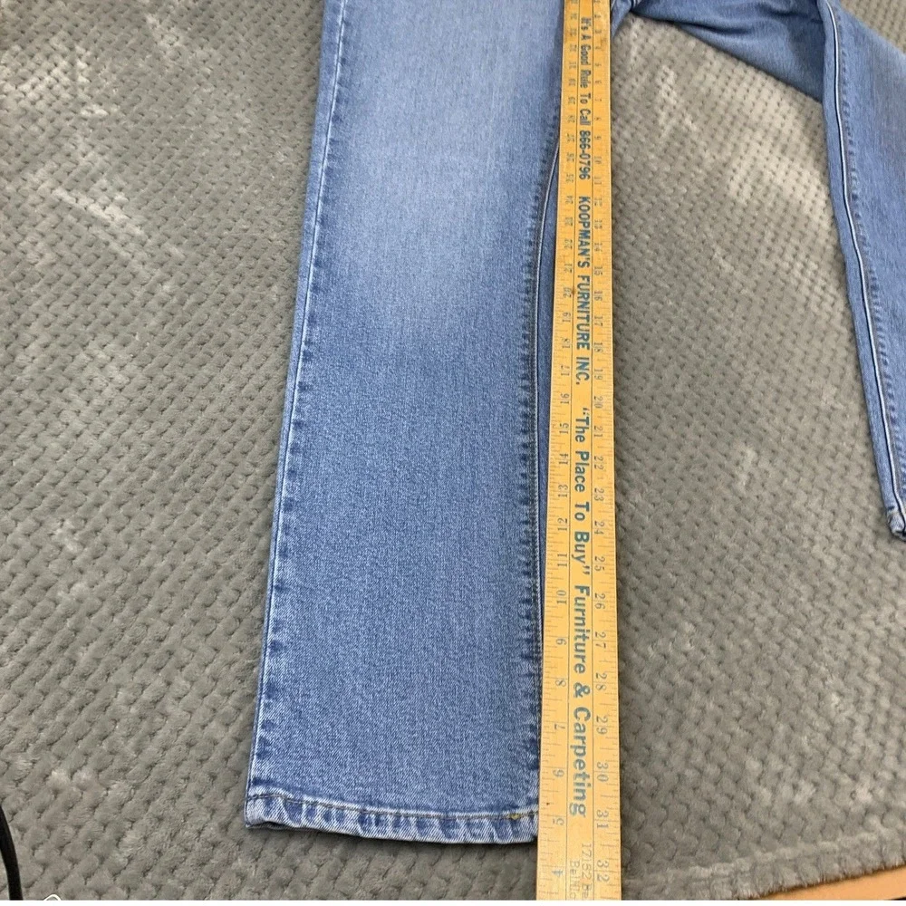 Mott & Bow Slim Bens Medium Blue Wash Stretch Denim Jeans Mens 34x32 NR-1105
